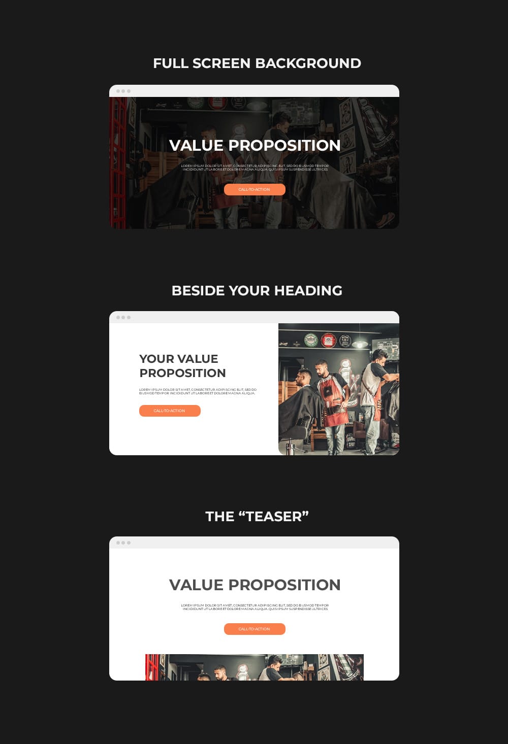 Landing Page Hero Section