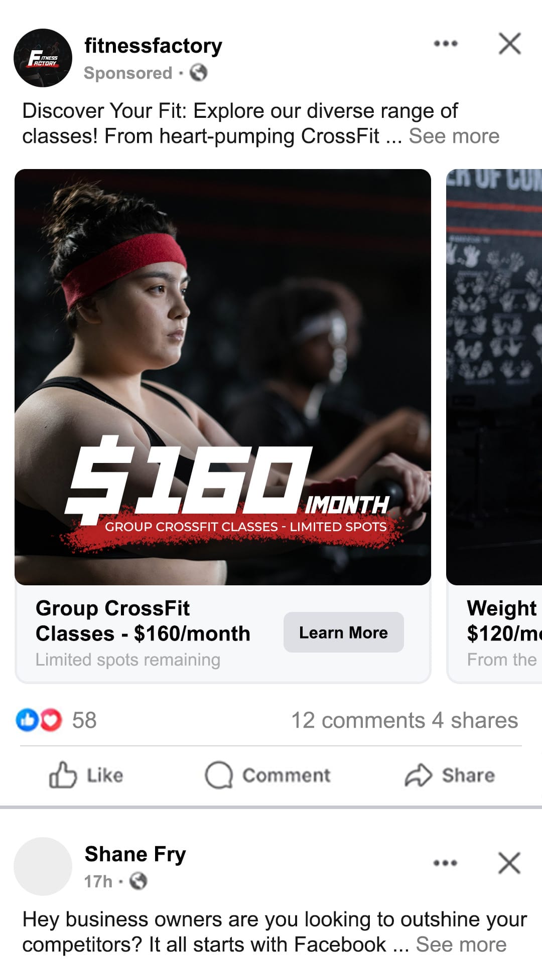 Facebook Carousel Ads