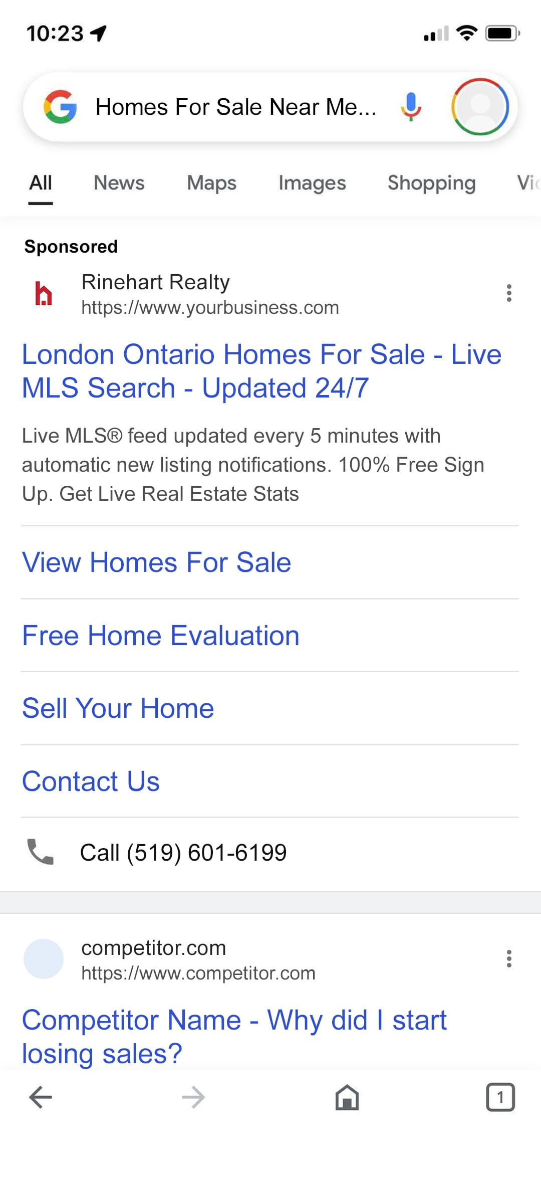 Google Ad Example