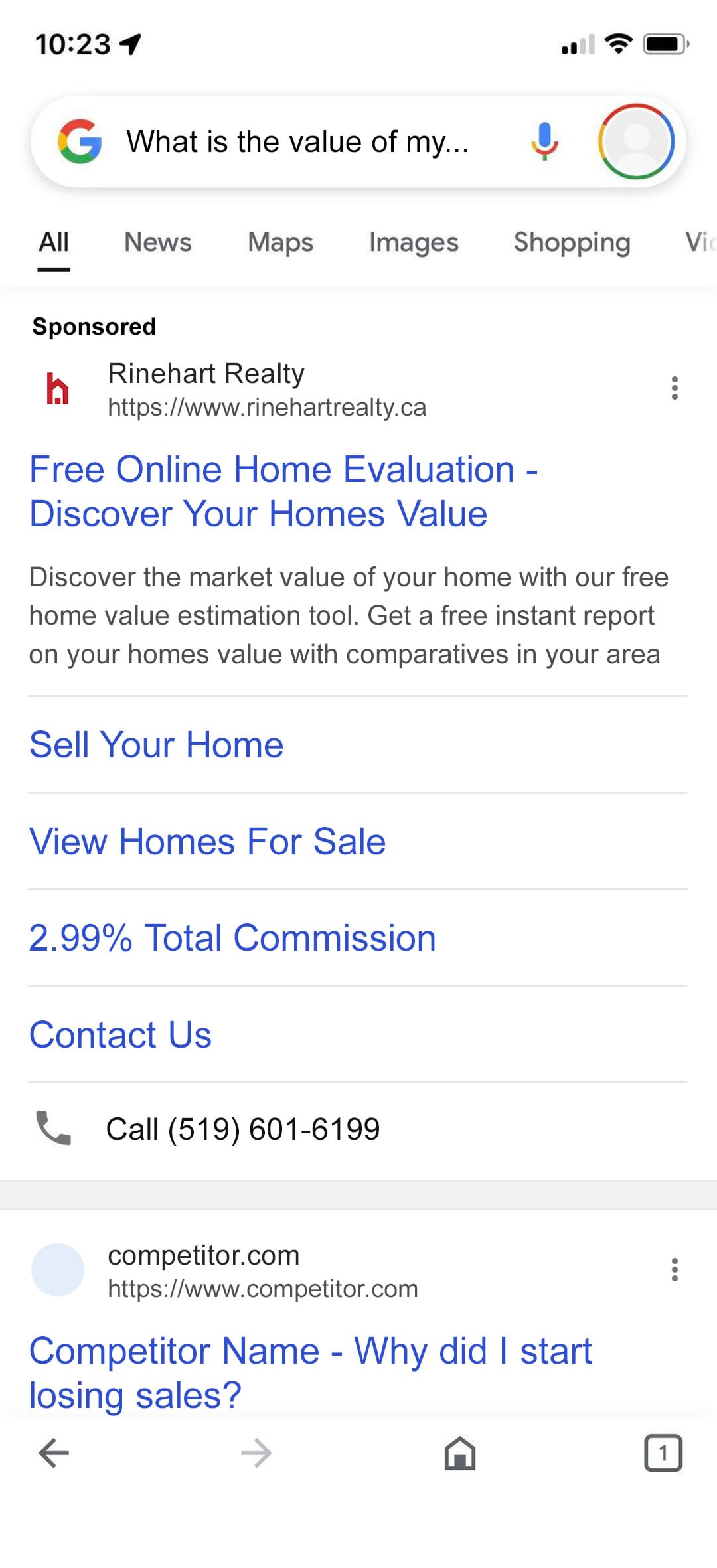 Google Ad Example