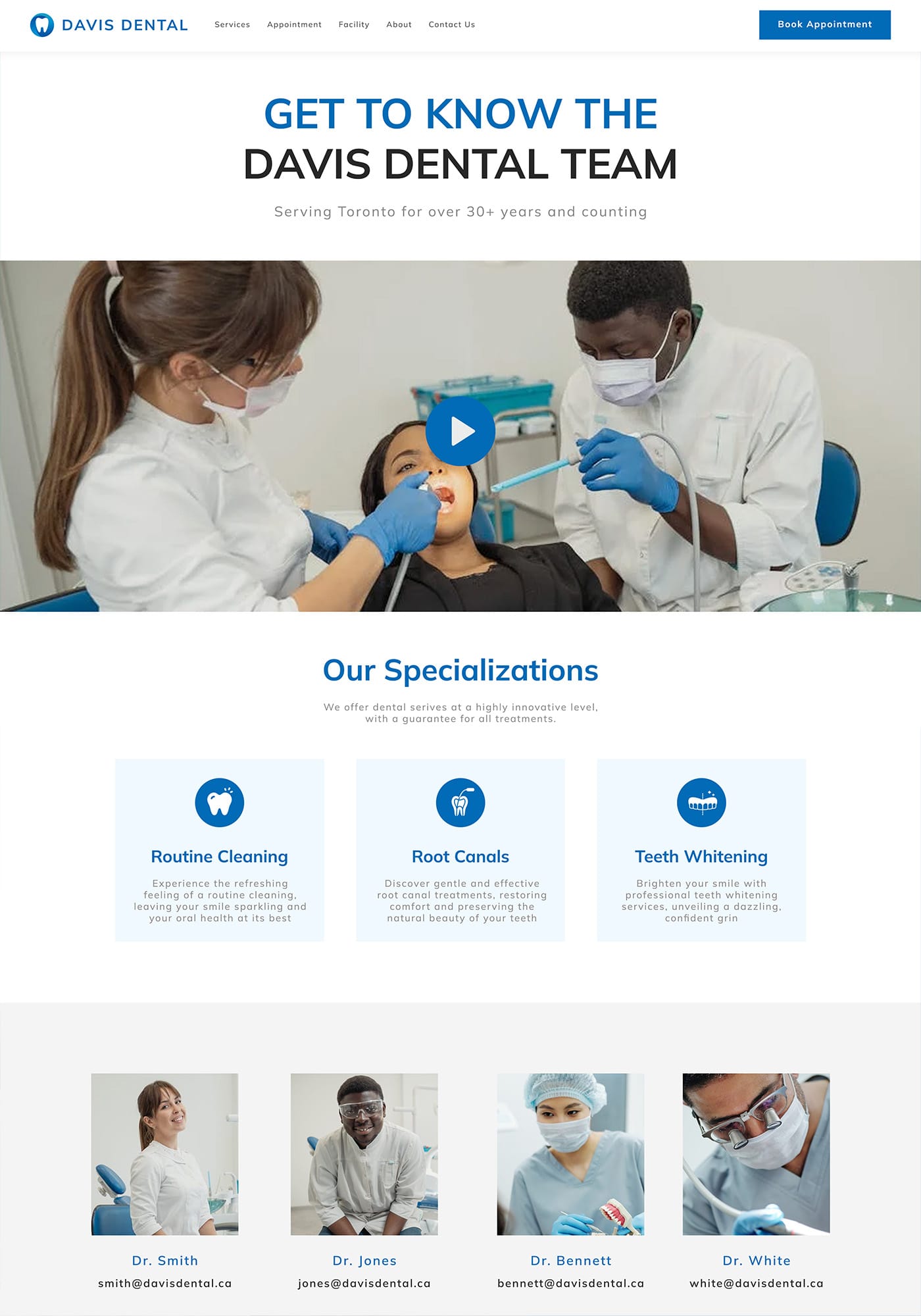 Shane Fry Dental Website Design Inspiration & Template 2024